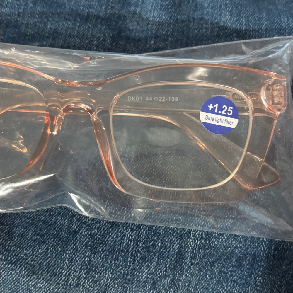 Blue light readers +1.25 new in package aging eyes read easily menus small print - Picture 9 of 12